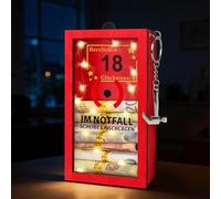 TUZELIYA Regalos de dinero LED para 18 cumpleaños - 18 cumpleaños niño y niña - Regalos personalizados por dinero - Caja de emergencia divertida regalos con martillo, cuerda dorada y cadena de luces