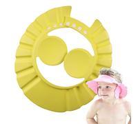 Tuzsocr - Gorro de ducha para bebé, 3 unidades, gorro de champú para niños, ajustable con visera, gorras de baño, boca para bebé, lavado de cabello, para 0-9 años, protege los ojos y orejas de los
