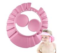Tuzsocr - Gorro de ducha para bebé, 3 unidades, gorro de champú para niños, ajustable con visera, gorras de baño, boca para bebé, lavado de cabello, para 0-9 años, protege los ojos y orejas de los