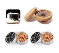 Tuzsocr Kit de ahumador de cóctel antiguo con 2 chips de madera, para whisky, bourbon, kit de fabricación de whisky, chimenea, ahumador de bebidas para amantes de los cócteles, hombres, papá, marido,