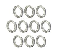 TUZUK 10 Piezas Rodamientos 6700-ZZ, 10x15x4mm, Micro rodamientos, Prelubricados, Acero al cromo, Sellos dobles, Para equipos de precisión y dispositivos pequeños