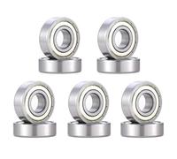 TUZUK 10x Rodamiento 6003-ZZ 17x35x10 mm P6, Prelubricado Sello Doble Metálico para Patines/Skate, 6003 ZZ