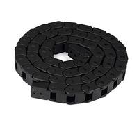 TUZUK Cadena de arrastre de cable semirremolcado flexible de plástico flexible Cadenas de torsión de cable de alambre de 10mm x 15mm para piezas de impresora 3D CNC máquinas eléctricas Router Mill, 1M