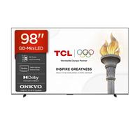 Televisor 98" QD MINI LED 4K TCL 98P8LSmart TV Google TV Clase E