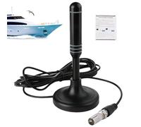 TV Antena - 6 x 6 x 12 cm / 2,36 x 2,36 x 4,72 In, TV Aerial, Clarity | Anti-Interference Digital Indoor Antena, Signal Booster For Enhances Audio Video Clarity