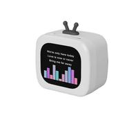 TV Appearance Mini Bluetooth Speaker Multifunctional Stereo Sound Subwoofer Mini Wireless Sound Box with Screen