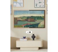 TV ART MATTE - Televisor Smart TV QLED 4K Con Pantalla Antirreflejos Y Galería De Arte 55” & Pack Marco Madera Clara Y Madera Oscura