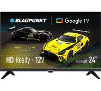 BLAUPUNKT Smart TV 24" HD Ready LED, Compatible con 12 V (Adaptador no Incluido), Google TV, WiFi, Bluetooth 5.0, DVB-T/T2/C/S/S2, HDMI, USB, Chromecast, Negro - 24HCG4000S