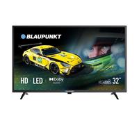 Blaupunkt TV 32" HD LED, Dolby Audio, 2×HDMI, USB, Sintonizadores T2/S2/C, Bajo Consumo, Negro, 32HCE4000S