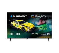 Blaupunkt Smart TV 43" Full HD LED, Google TV con Dolby Audio, HDMI, Bluetooth 5.0, Wi-Fi, Chromecast Integrado, Negro, 43FGC5500S