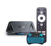 TV Box Android 14.0 2025, Dispositivo De Transmisión 4K Ultra HD para TV, Control Remoto por Voz, HDR10+, WiFi 6 2.4G/5G, Ethernet De 1000 M, Bluetooth 5.0, Allwinner H728 Octa-Core A55,4gb+64gb