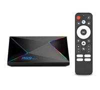 TV Box Android 14, Android TV Box 4GB RAM 32GB ROM Chipset Allwinner H728, Android 14.0 TV Box soporta 1000M Ethernet & 2.4-5.8GHZ WIFI6 y HD 8K BT5.0