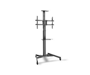TV-Cart for screens up to 70 with shelf for DVD and Camera up to 50 kg wheelbase VESA max. 600x400