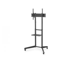 TV Cart with shelf 37-70", black