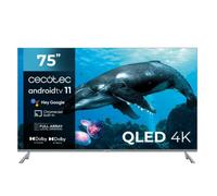 TV Cecotec QLED VQU30075+S 75" 4K Ultra HD Full Array HDMI 2.1 Dolby Vision Android TV