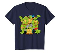 TV clásica de Dibujos Animados de TMNT Turtle Power Best Friends Happy Pose Camiseta