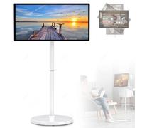 TV con pantalla táctil con ruedas y batería integrada, monitor inteligente de 32 pulgadas, Android 13, táctil de 10 puntos para entretenimiento, para mujeres y madres