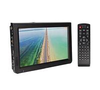 TV Digital Portátil de 10 Pulgadas, TV LED ATV Pequeña 1080P para Automóvil, Televisión LED con Antena, Control Remoto, Altavoces, con VGA, AV, HDMI, USB, Puerto de Tarjeta de