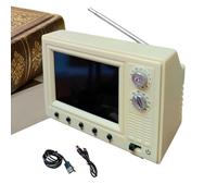 TV Diminuto | Pantalla 720p Compacta 8 GB De Memoria Decoración Hogar | TV Pequeña Escenas Miniatura Decoración,para Hogar Dormitorio Oficina Residencia Entrada Estantería Mesa Casa De