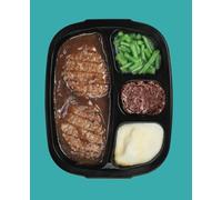 TV Dinner | Salisbury Streak | 100 pages | College Ruled: Notebook Journal | Great gift for Women, Men, Teens, College, Kids, Food Lovers, Writers