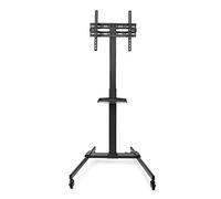 TV Floor Stand | 32-55 " | Maximum Supported Screen Weight: 35 kg | Premium Column Design | Snap-Lock | Steel | Black