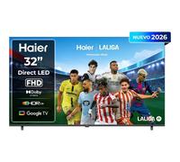 Haier K85 Full HD 32" H32K85GFX, Smart TV con Google TV, Chromecast, Dolby Audio, HDR10, Bluetooth 5.1, USB 2.0 x 2, DBX TV, HDMI 2.1 x 4 [2026]