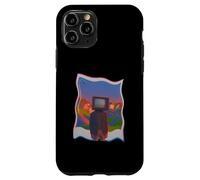 TV Head Glitch Trippy Vintage Creepy Dreamcore Estética Carcasa para iPhone 11 Pro