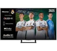 Hisense 55A7Q - QLED Smart TV 55 Pulgadas, Movimientos Suaves IA, Dolby Vision, Dolby Atmos, Subwoofer Integrado, Modo Juego Plus, Modo Deportes IA, Bluetooth & HDMI 2.1, Control por Voz Alexa