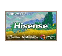 Hisense Canvas TV 55S7NQ - QLED Smart TV, Panel Anti-Reflectante, Modo Arte, Modo Juego 144 Hz, Diseño Ultra Fino, con Soporte a Pared Incluído, Marcos Intercambiables, 55", 2025