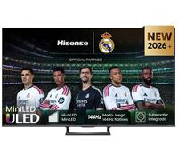 Hisense 75E8S - MiniLED Smart TV 75 Pulgadas, Hi-QLED MiniLED, Modo Juego 144 Hz Nativos, Subwoofer Integrado, Hi-View AI Engine, Total HDR Solution, Filmmaker Mode, Control por Manos Libres