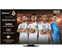Hisense 75U8Q - Mini LED Pro Smart TV 75 Pulgadas, Procesador Hi-View IA Pro, 4.1.2 Sonido multicanal, Modo Juego Ultra 165Hz, Antireflejos Pro, Full Array Local Dimming, Dolby Vision IQ, Dolby Atmos