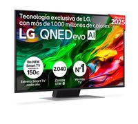 LG QNED evo AI 43QNED87A6D 109,2 cm (43") 4K Ultra HD Smart TV Wifi Negro