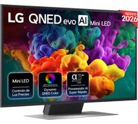 TV LG QNED MiniLED 43QNED87B6A 43" 4K UltraHD 60Hz Smart TV WebOS HDR10 HLG IA Magic Remote