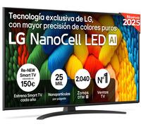 TV LG 50 50NANO81A6A UHD NANOCELL ALFA7 WEBOS25