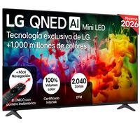 Televisor QNED Miniled 65" 4k LG 65QNED70B6C WEBOS26 Smart TV Clase E