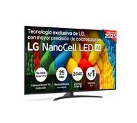 LG TV LED NANOCELL 2025 65NANO81A6A 164cm 4K HDR10 60Hz Colores puros webOS 25