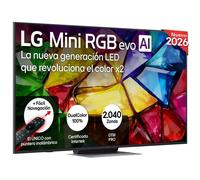TV LG Mini RGB evo AI 75MRGB87B6B 75" 4K UltraHD 120Hz Smart TV WebOS HDR10 Dolby Vision