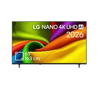 Televisor Nanocell 65" LG 65NU8E0B3LA Webos26 Smart TV Negro Clase E