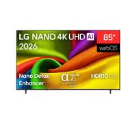 TV LG NANO 4K UHD AI 85NU8E0B3LA 85" 4K UHD 60Hz Smart TV WebOS HDR10 (85NU8E0B3LA.AEU)