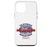 TV Marathon Champ Sarcastic Retro Vintage Funny Adult Humor Carcasa para iPhone 12 mini