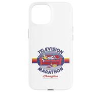 TV Marathon Champ Sarcastic Retro Vintage Funny Adult Humor Carcasa para iPhone 15