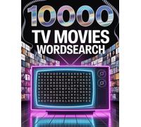 TV Movies Word Search - 10,000 Words: Large Print • Hard Difficulty • All Genres: Comedy, Drama, Thriller, Sci-Fi, Romance, Mystery, Music, Family, ... Action (U.S. TV Movie Word Search Series)