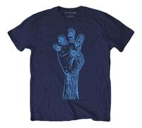 TV on the Radio - T-Shirt # L Unisex Blue # Brushstroke Hand