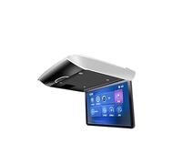 TV para Reposacabezas Monitor de coche plegable automático pantalla IPS 17,3 pulgadas reproductor vídeo eléctrico montaje en techo TV USB FM(15.6 inch Gray)