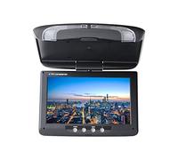 TV para Reposacabezas Monitor de techo coche 11 pulgadas, pantalla LCD abatible hacia abajo, montaje en vídeo Multimedia superior(11 inch Black)
