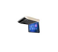 TV para Reposacabezas Monitor eléctrico plegable for coche, pantalla IPS, reproductores de vídeo for, 1080P, 8K, montaje en techo TV, USB(15.6 inch Beige)