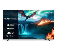 Philips 75MLED820 Mini LED 4K Smart TV - Pantalla de 75 Pulgadas con Motor P5 Picture Engine Ultra HD, Titan OS, Dolby Vision y Sonido Dolby Atmos