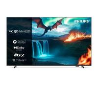 Philips 55MLED820 Mini LED 4K Smart TV - Pantalla de 55 Pulgadas con Motor P5 Picture Engine Ultra HD, Titan OS, Dolby Vision y Sonido Dolby Atmos