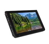 TV Portátil de 10 Pulgadas, 16:9 TFT LED 1080P DVBT/T2 TV Digital, Mini TV con Ranura para Tarjeta USB/SD, Televisor de Mano o Coche, Caravana, Camping, Exterior y Cocina