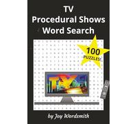 TV Procedural Shows Word Search Book: Procedural Power: A Word Search Book for TV Crime Drama Fans - the perfect gift for fans and lovers of police, ... lawyer, and other procedural drama shows!